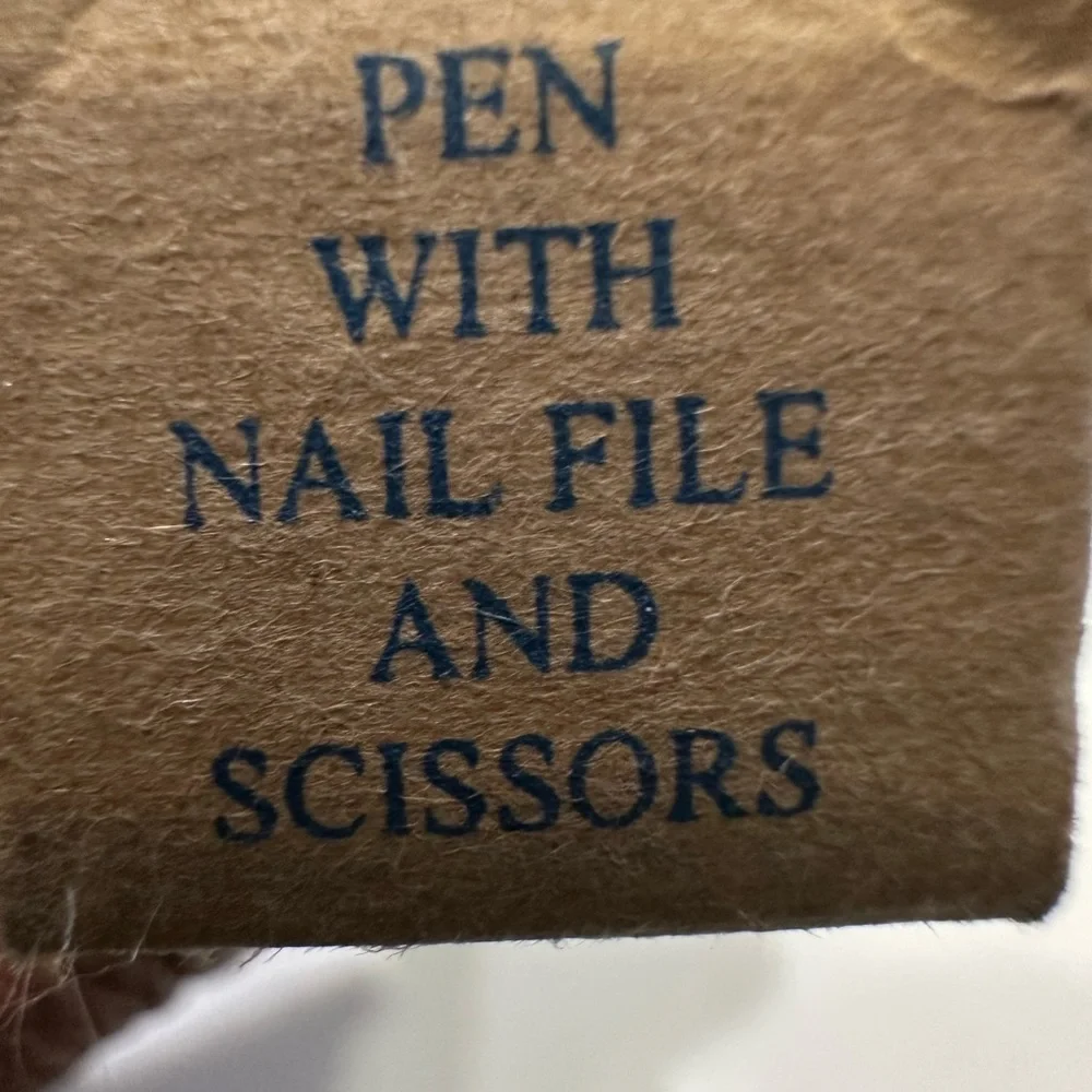 Avon vintage Pen with Nail File and Scissors